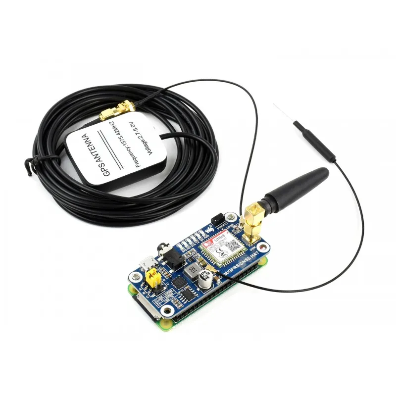Waveshare GSM GPRS GNSS Bluetooth HAT For Raspberry Pi 4G 3G 2G LTE Module Board GPS Positioning SMS Call IoT Shield