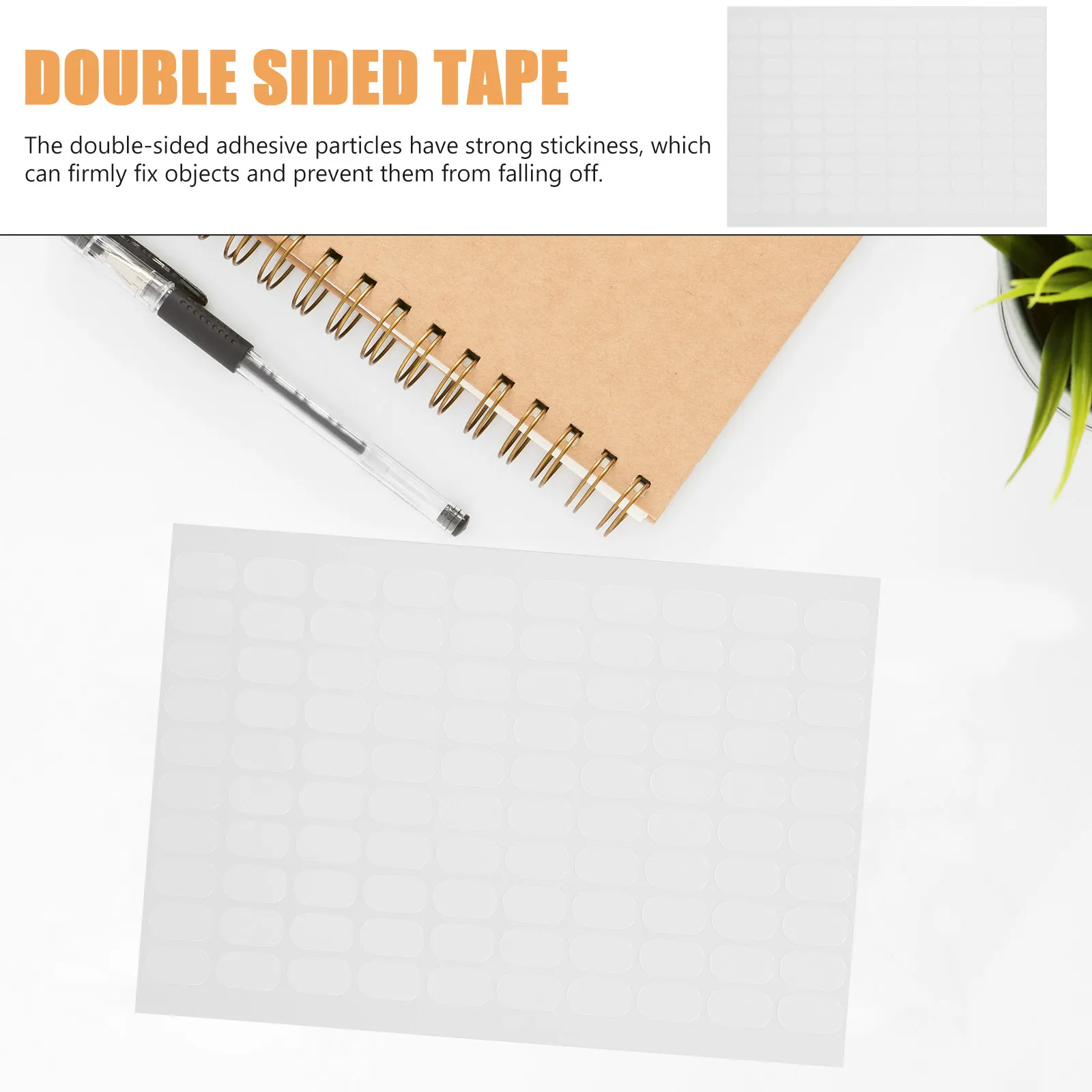 400Pcs Nanoadhesive Transparent Removable Double-Sided Poster Sticky Putty for Wall Hanging Classroom Party