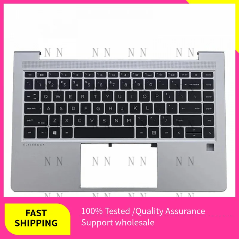 

LCXZ For HP Elitebook 640 G9 Palmrest Upper Case Backlit keyboard N17709-001 Silver