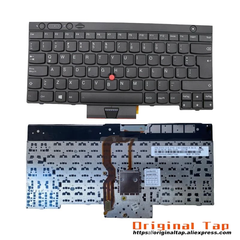 LAS Latin Spanish Keyboard for Lenovo Thinkpad L430 L530 T430 T430s T530 W530 X230 X230t 04X1204 04Y0568 04Y0605 04Y0493 04X1318