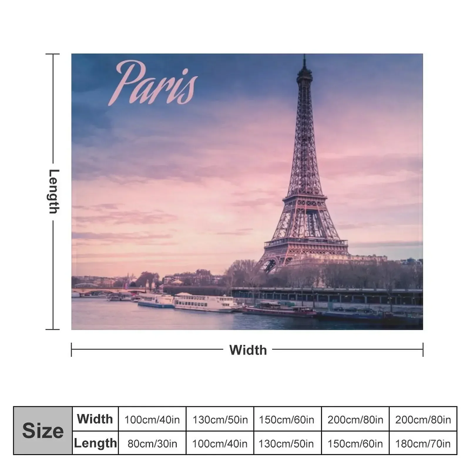 Paris France eiffel tower Throw Blanket halloween heavy to sleep Blankets For Bed Quilt Blankets