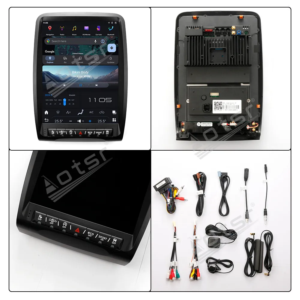 

13.8 Inch Android 13 CarPlay Car Radio For Dodge Durango 2014-2016 AI Touch Screen Multimedia Player GPS Navigation DSP 4G WIFI