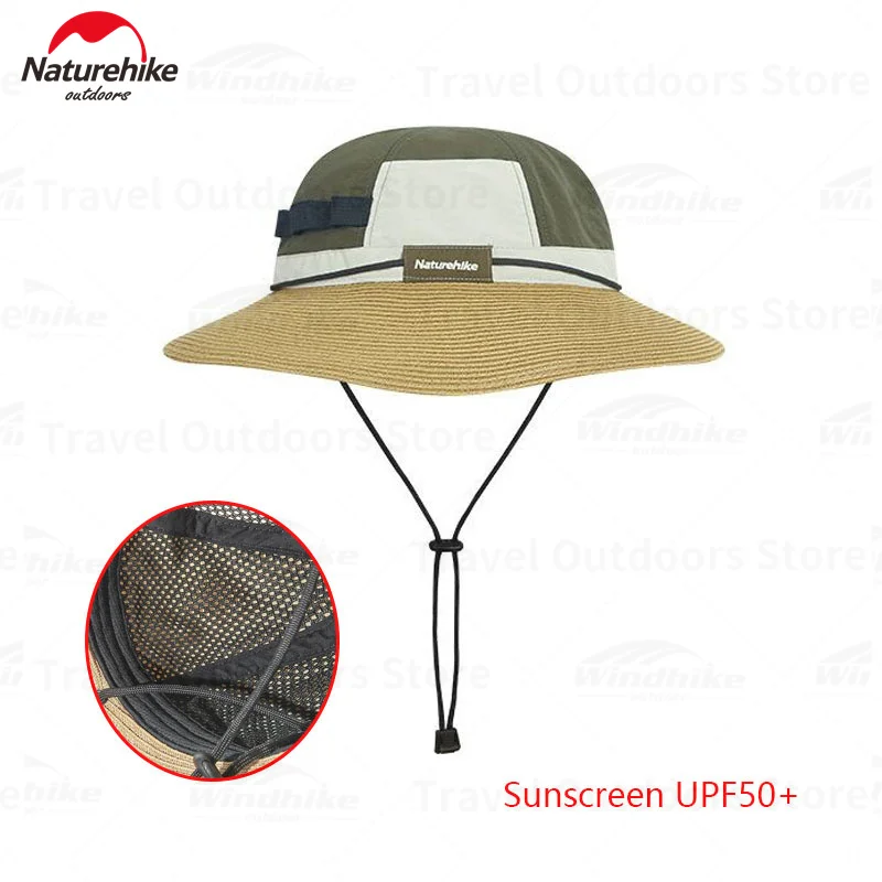 Naturehike Mesh Fisherman Hat Waterproof Outdoor Hat Summer Hat Fishing Garden Bucket Hats For Men Camping Accsesories