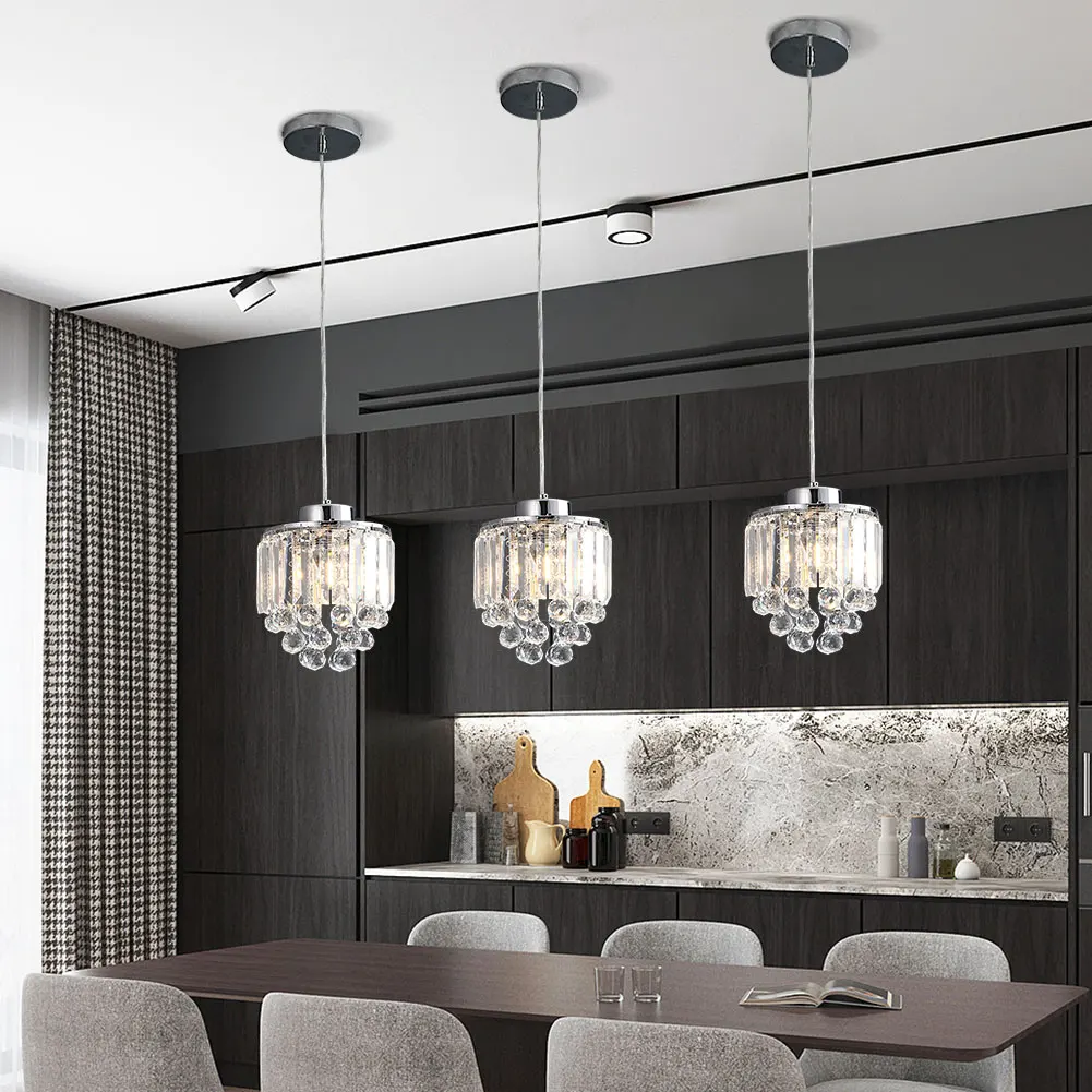 1/2/3PCS Modern Ceiling Light LED Pendant Lamp Dining Room Chandelier Fixture