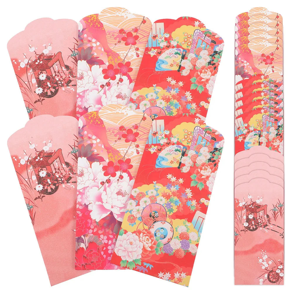 60 stks Rode Envelop Chinese Stijl Bruiloft Geldzakken Festival Decor Draagbare Geldhouder Bruiloft Gunsten Geschenkverpakkingen