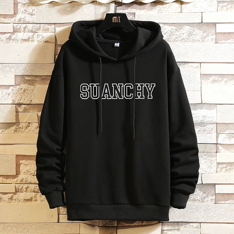 

Spring Autumn 2022 Men's Cotton Hoodie Men's Plus Size Sports Hoodies Fashion Print Fashion Versatile Long Sleeve Sweatshirts