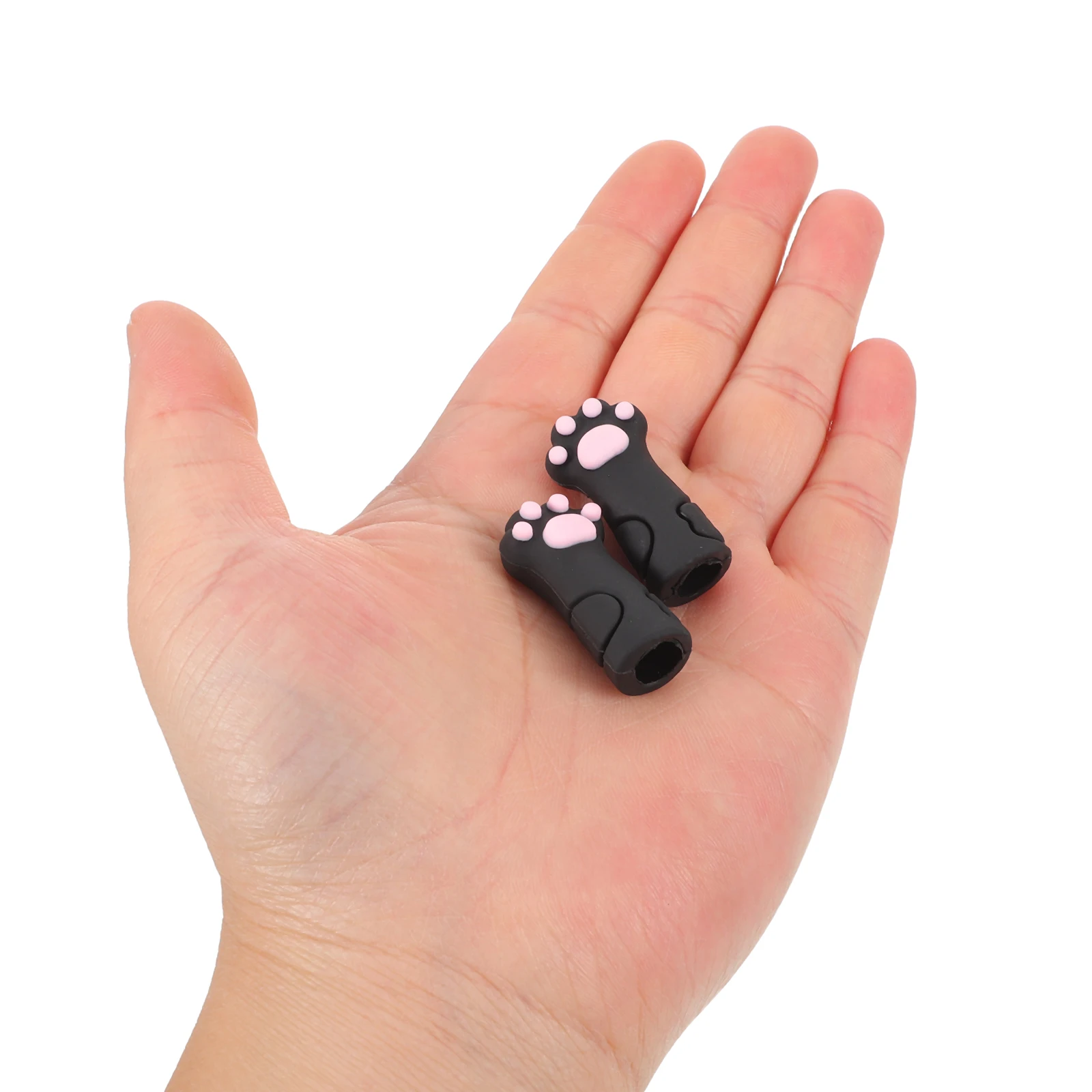 

10pcs Silicone Cuticle Covers Cat Paw Shaped Nail Tool Protectors Reusable Manicure Pedicure Scissors Tweezers Caps Durable