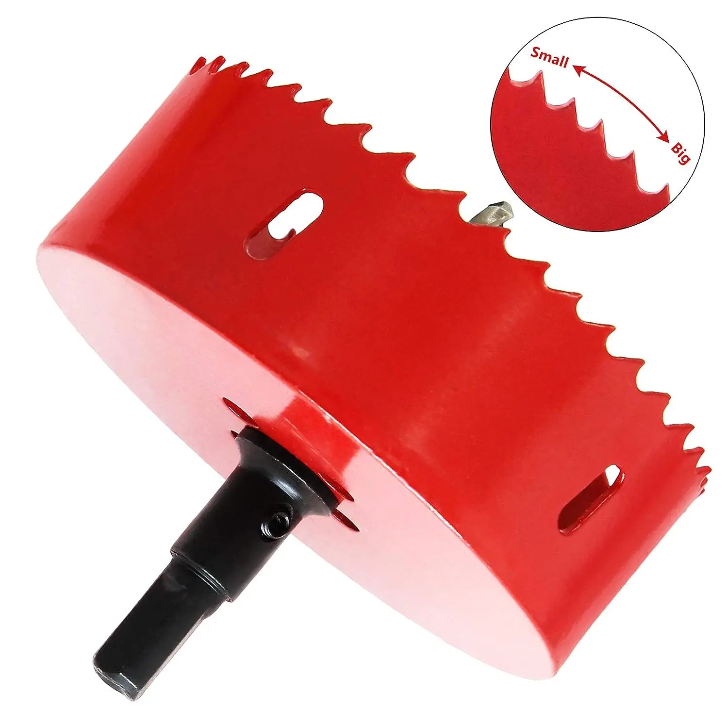 4inch Hole Saw for Wood HSS Bi-Metal Hole Cutter for Timber Plasterboard Plastic Vent Pipe and Soft Metal Sheet