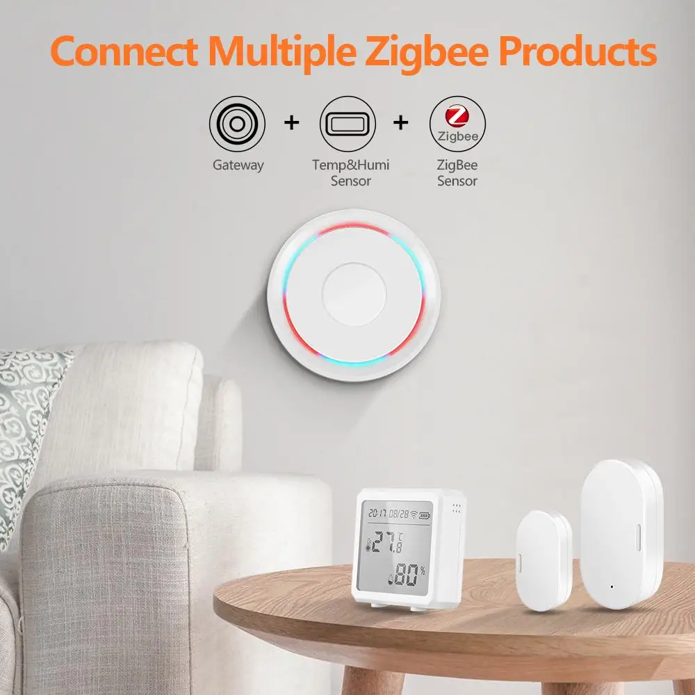 1~8PCS HomeKit Multi-mode Gateway Hub Smart Home WiFi Wireless Bridge Tuya Smart Life Works with Siri Alexa