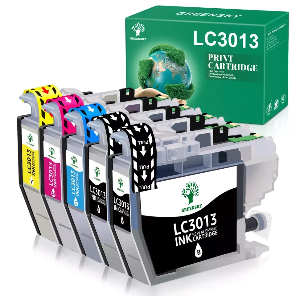 5x Ink compatible for Brother LC3013 LC3011 MFC-J491DW J497DW MFC-J491DW Printer