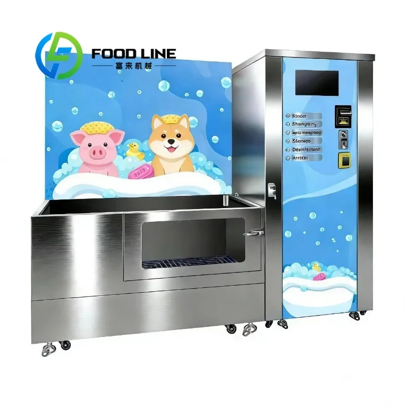 Dog Washing Machine All Round Water Spray System For Removing Dirt Grease And Stains During Full Body Bathing Process