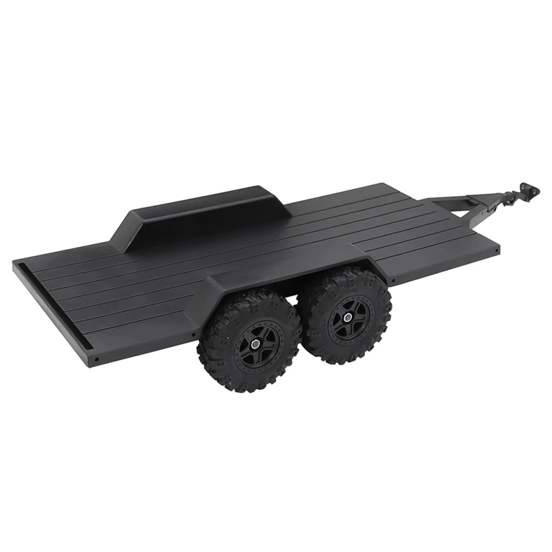 RC Crawler Utility Trailer with Hitch for 1/18 RC Crawler Car TRX4M Upgrade Parts-SPMI