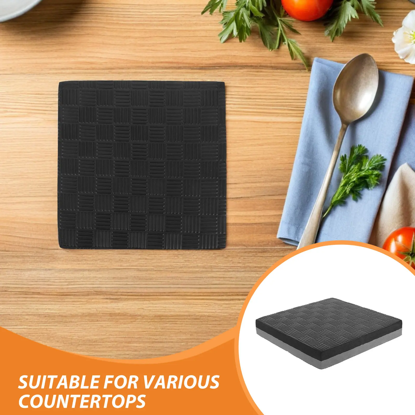 Anti-Vibration Blender Mat Square Shock Absorbing Non-Slip Sound Dampening Pad for Kitchen Appliances Soy Milk Maker Juicer
