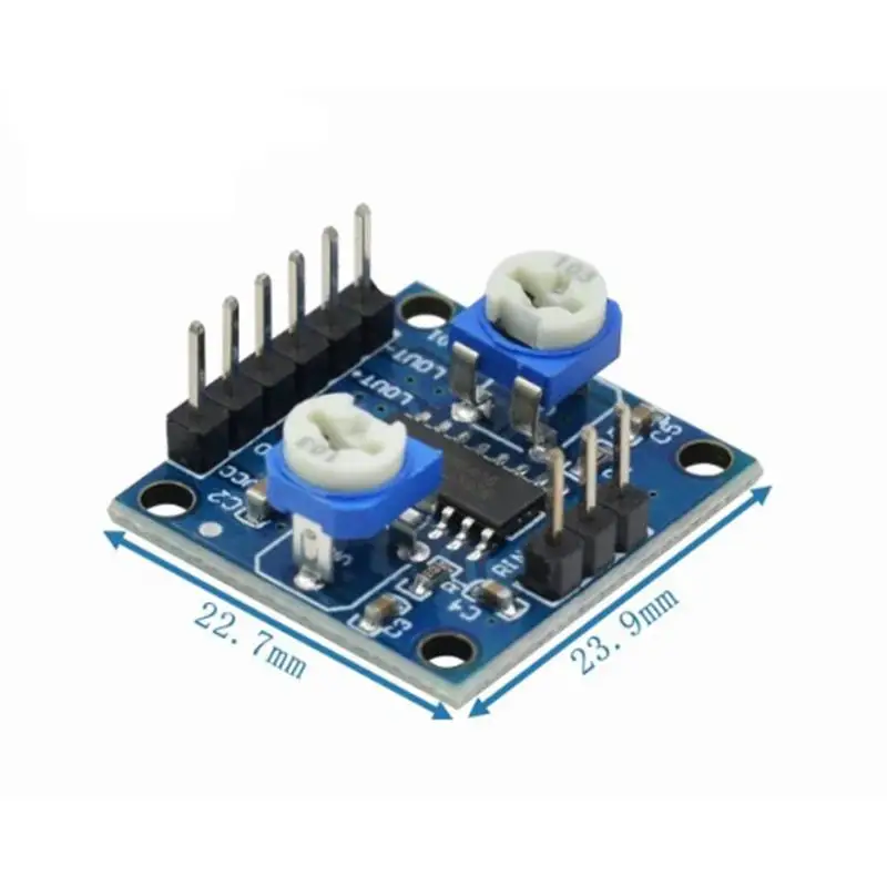 1/3 قطعة 5Wx2 PAM8406 مضخم رقمي وحدة مجلس D مكبر للصوت مجلس ستيريو وحدة صوت مع حجم الجهد #6