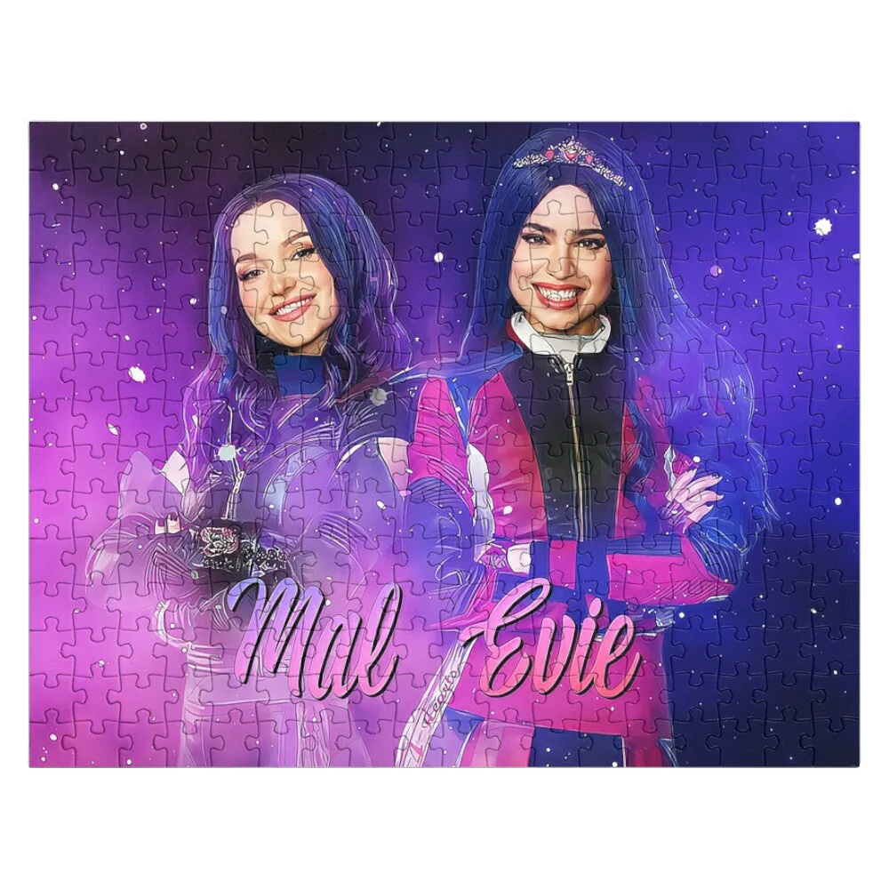 

Mal and Evie - Descendants 3Jigsaw Puzzle Jigsaw Puzzle Custom Puzzle For Children Puzzle Photo Custom Custom Puzzle Child