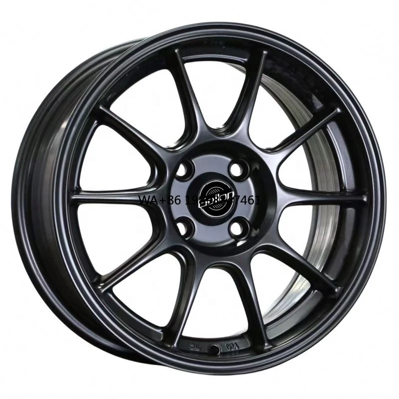

Gallop 15 Inch Aluminum Alloy Aftermarket Car Rims Custom PCD 4/5*100/114.3 35mm ET New Black Finish Multi Spoke Wheels