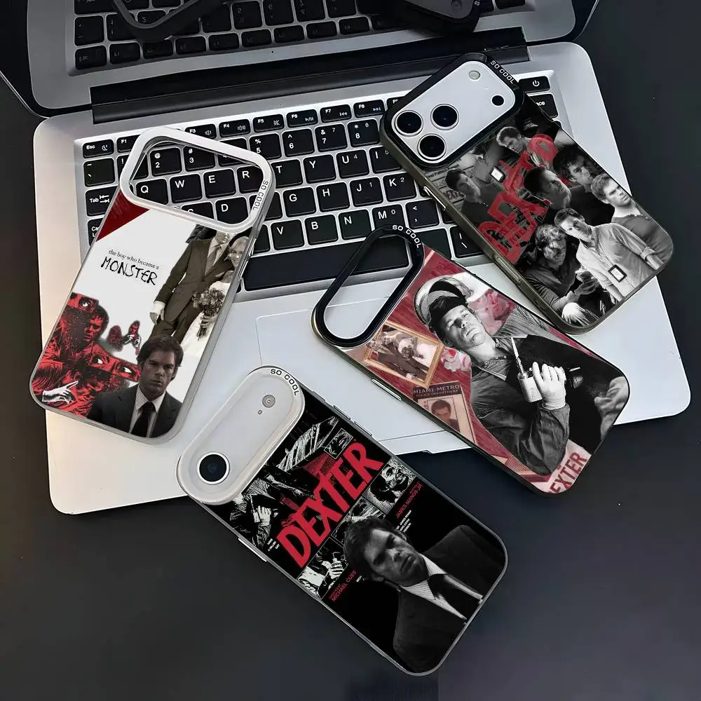 

D-D-Dexter Morgan movie Phone Case iPhone 12 13 14 15 16 17Pro Max Plus Protect Plating Phone Cover