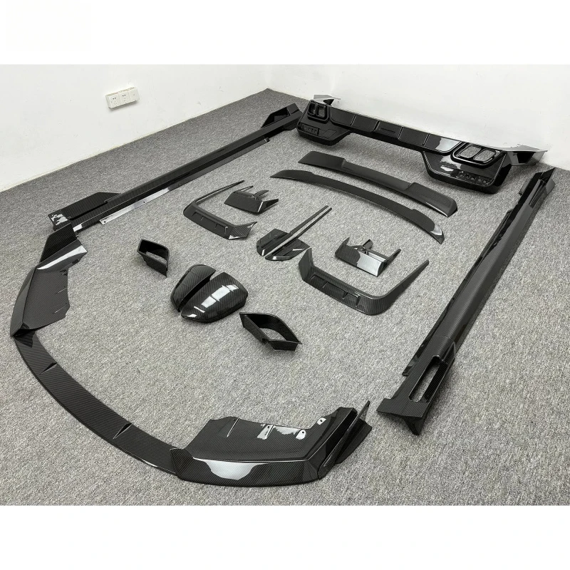 Premium Accessories MSY Style Dry Carbon Fiber Car Conversion Body Kits Front Lip Rear Diffuser Spoiler Serie Durable