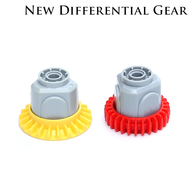 4 Set MOC High-Tech Differential Gear House Tooth Bevel Round Axle Hole 65413 6589 69762 65414 69761 Building Blocks Parts Toys