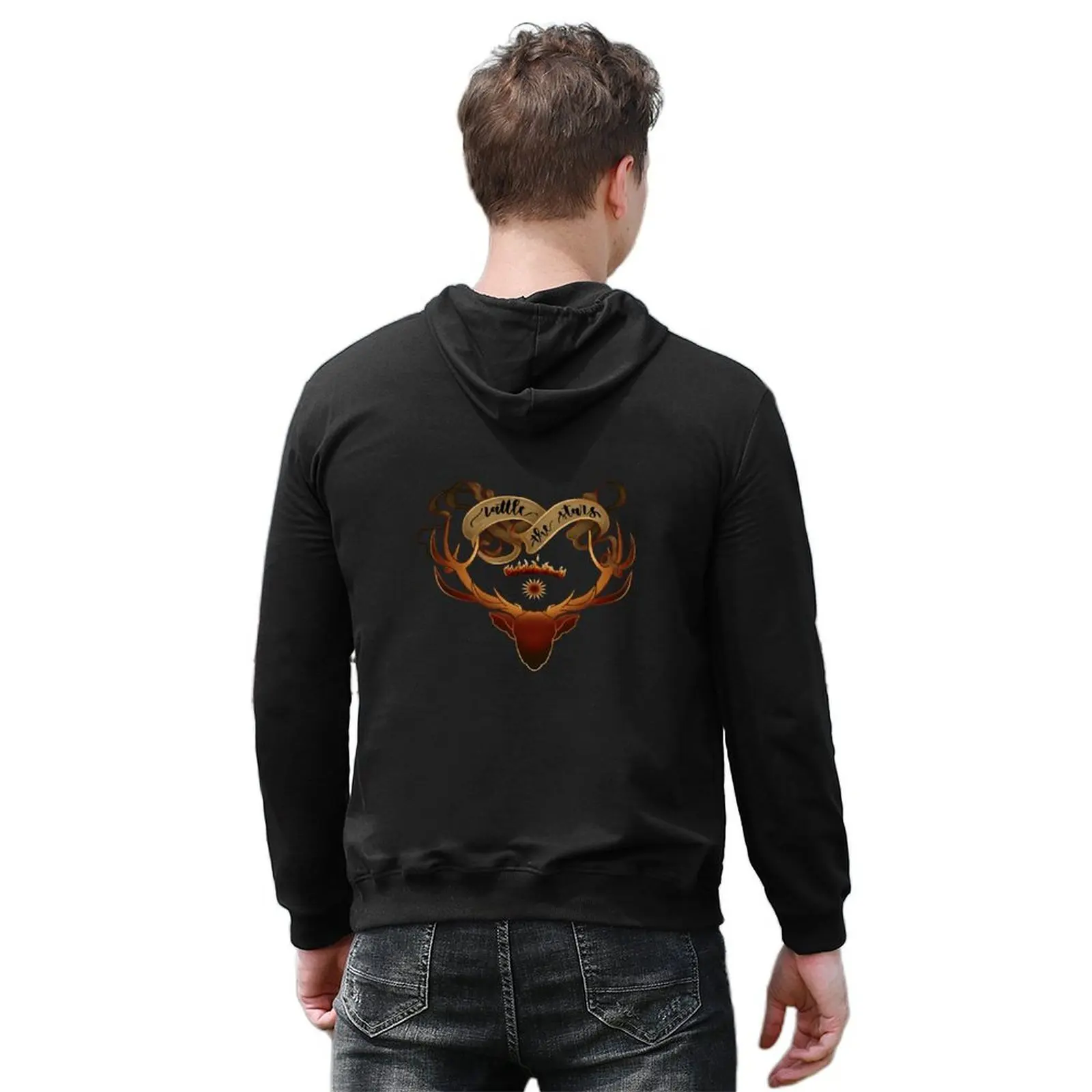 Rattle the stars - Throne of Glass Hoodie mens clothes korean clothes autumn clothes men clothing hoodie graphic