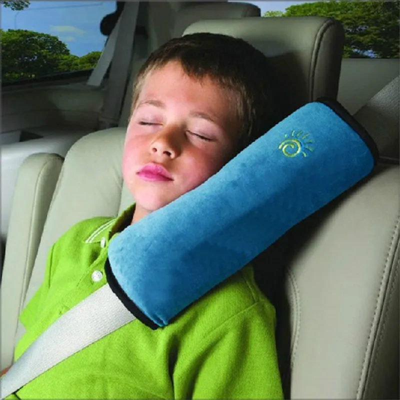 Baby Children Safety Strap Car Seat Belts Pillow Shoulder Protection Car Soft Headrest Seatbelt Cushion Neck Pillow shrink-proof