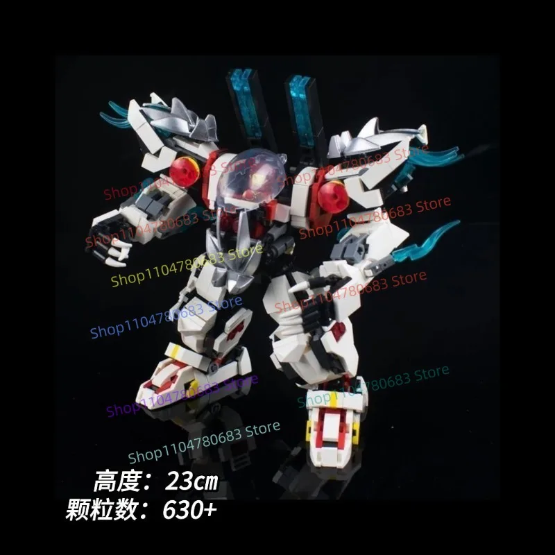 MOC New Mini Figure Player-original Multi-joint Articulated Mecha Robot Toy, Buildable Collectible Ornament, Holiday Gift
