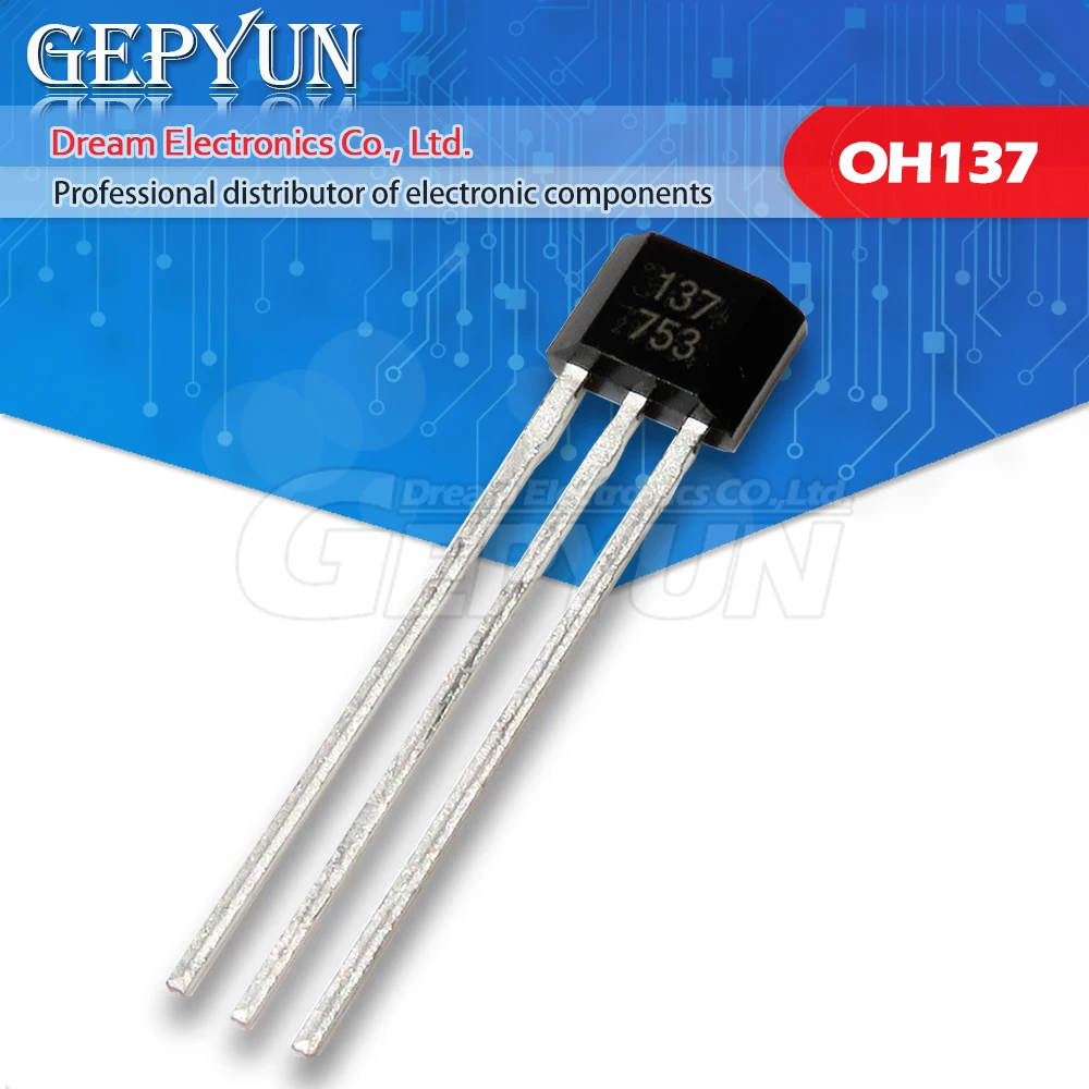 10pcs OH137 Hall Effect Sensor for Highly Sensitive Instruments TO-92S In-kind Shooting new