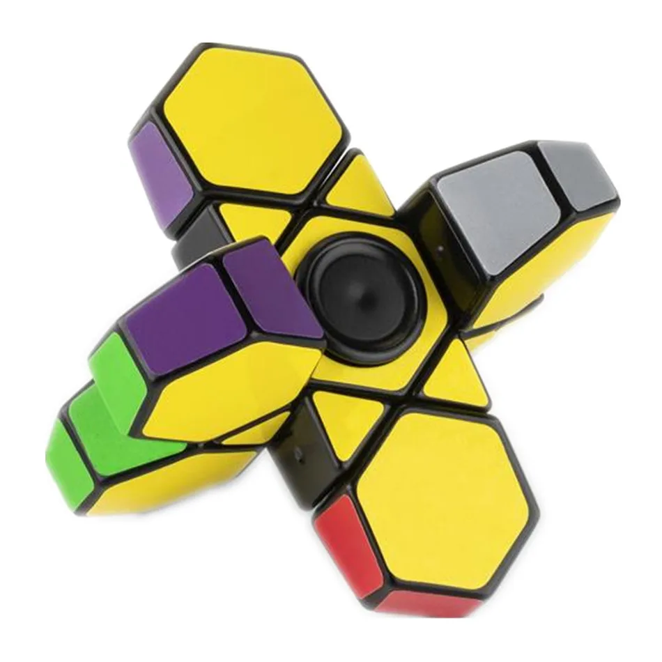 DianSheng Finger Rotation Six Axis One Layers Magic Cube White/Black Speed Cube Professional Cubo Magico Toy For Kids Gift