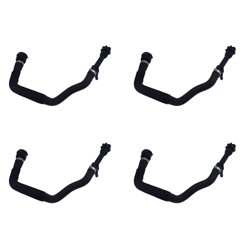 

4X 8641078 Below Water Coolant Radiator Pipe Hose For Volvo S60 S80 XC60 31657657