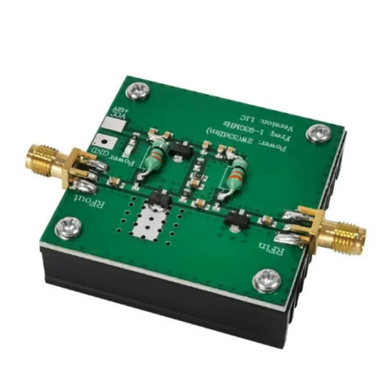 Radio Transmitter Amplifier Module 1-930MHz 2W RF Broadband Range DIY Accessory for FM HF VHF