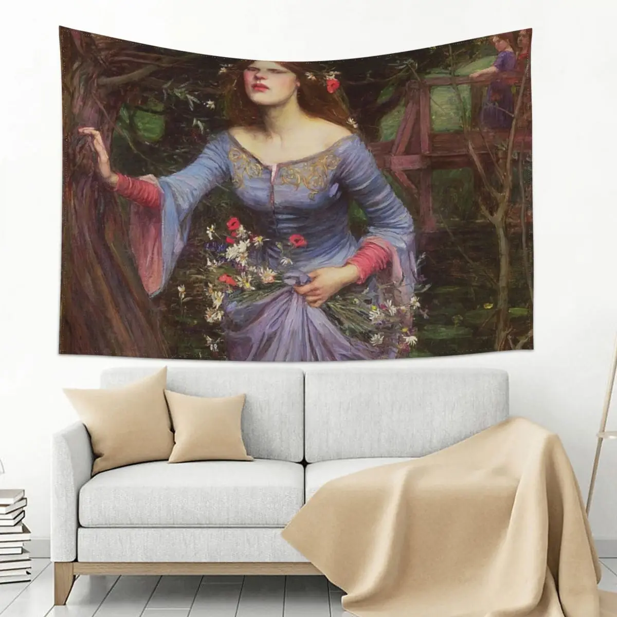

Ophelia - John William Waterhouse - 1910 Tapestry