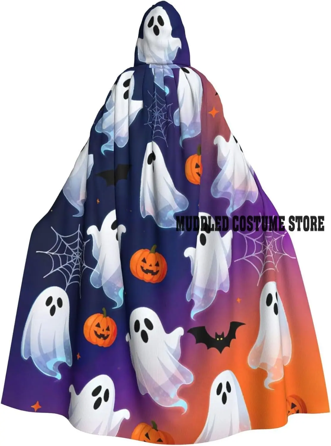 

Хэллоуин плащ с капюшоном для взрослых мягкий легкий дышащий халат плащ костюмы для косплея