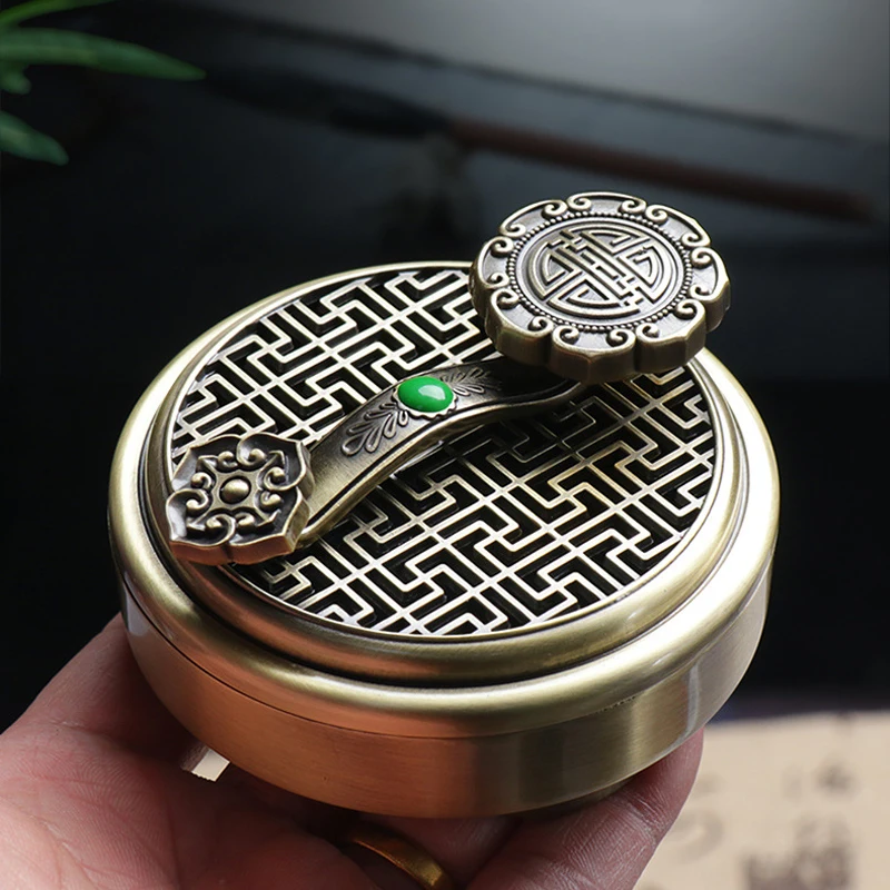 Ruyi Yuanyuan Chinese Style Incense Burner Creative Home Decoration Universal for Incense Art Pan Fotang Incense Burner Ornament