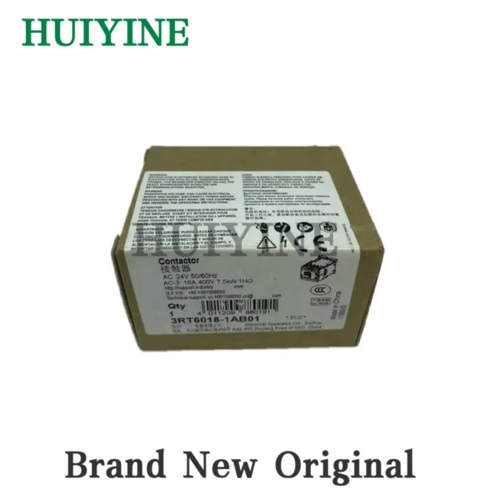 Original For Siemens 3RT6015-1AN21 3RT6015 3RT6016 3RT6017 3RT6018 1AF01 1AF02 1AN21 1AN22 1AB01 AC24V 110V 220V 3RT6018-1AB01