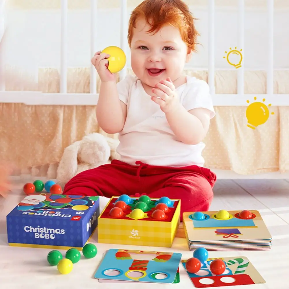 

Early Education Montessori Baby Toys Large Particles Practical Ability Jigsaw Board Games Shape Sorter Portable