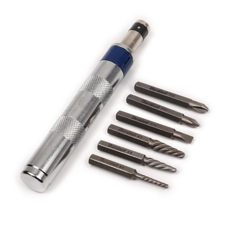 CENJITION 6 In 1 Impact Screwdriver Set Impact Drive Remover for Rusted Stuck Broken Fasteners Complete Specifications