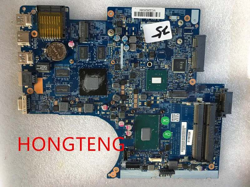 Original used 6-71-W65R0-D02 FOR Hasee K650 K650C W650 Laptop Motherboard WITH I5-6200HQ CPU AND GTX950M Test OK