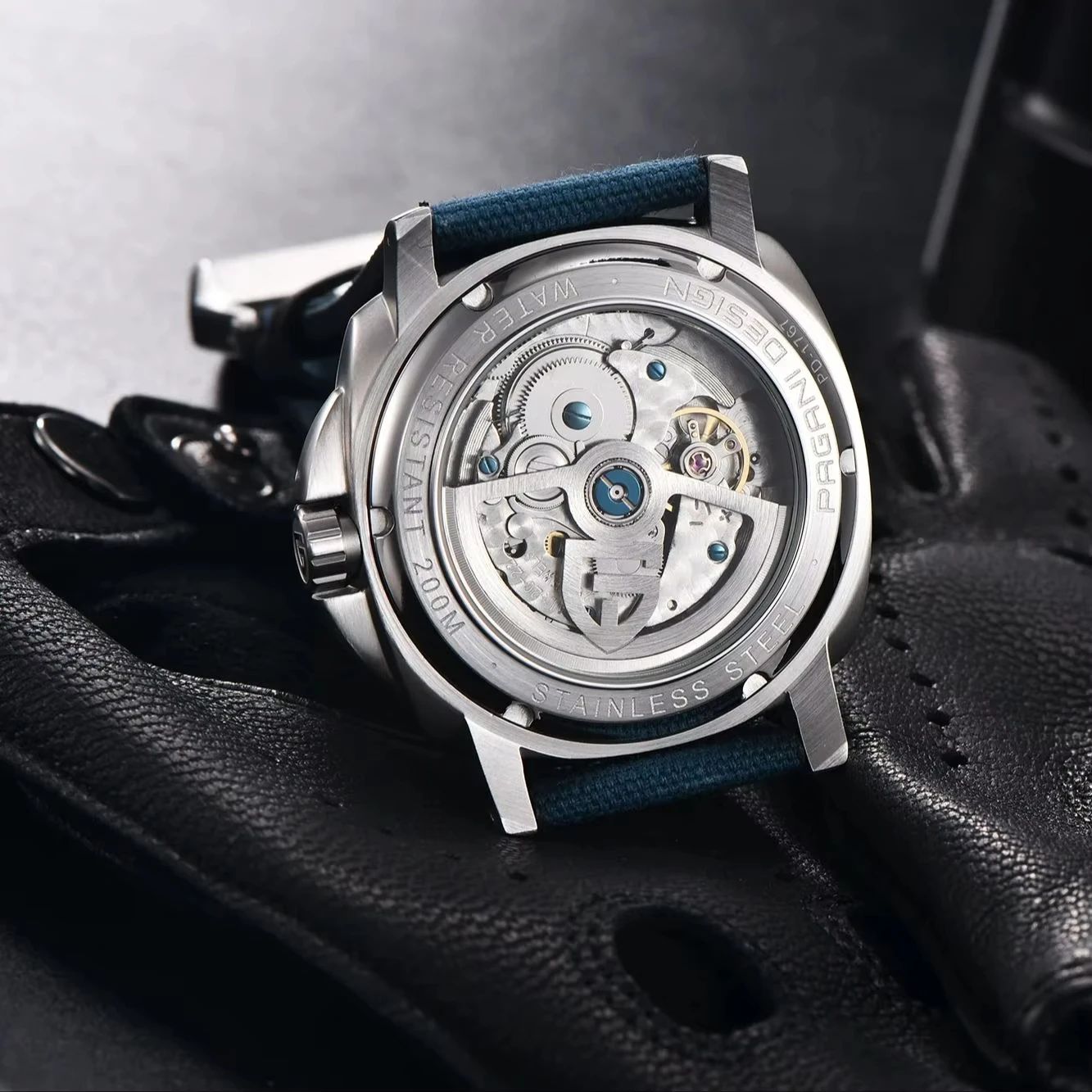 PAGANI UCO-Montre-bracelet mécanique de plongée pour homme, verre saphir, acier inoxydable, étanche à 2024 m, nouveau, 200