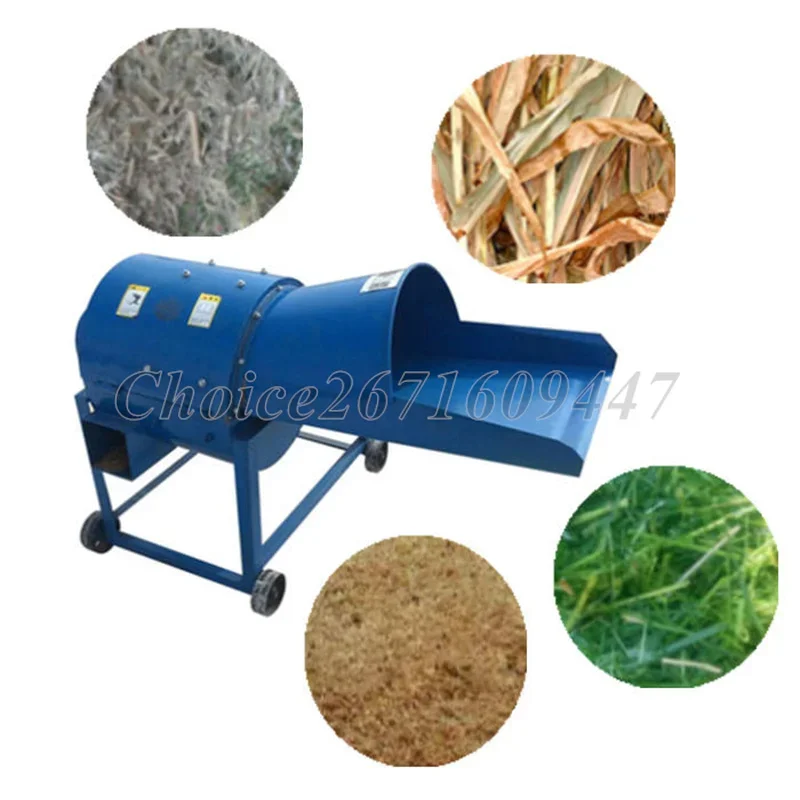 Agricultural Chaff Grass Cutter Chopper Crusher Machine Green Silage Forage Straw Hay Crushing Equipment