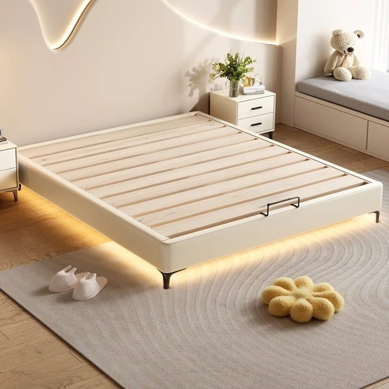 

Pure solid wood bedside beds do not disturb each other mortise and tenon silent tatami