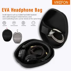 Earphone Case EVA Hard Shell Headset Protective Box Travel Headphone Carrying Bag for Xiaomi Audio-Technica Wireless Storage Bag