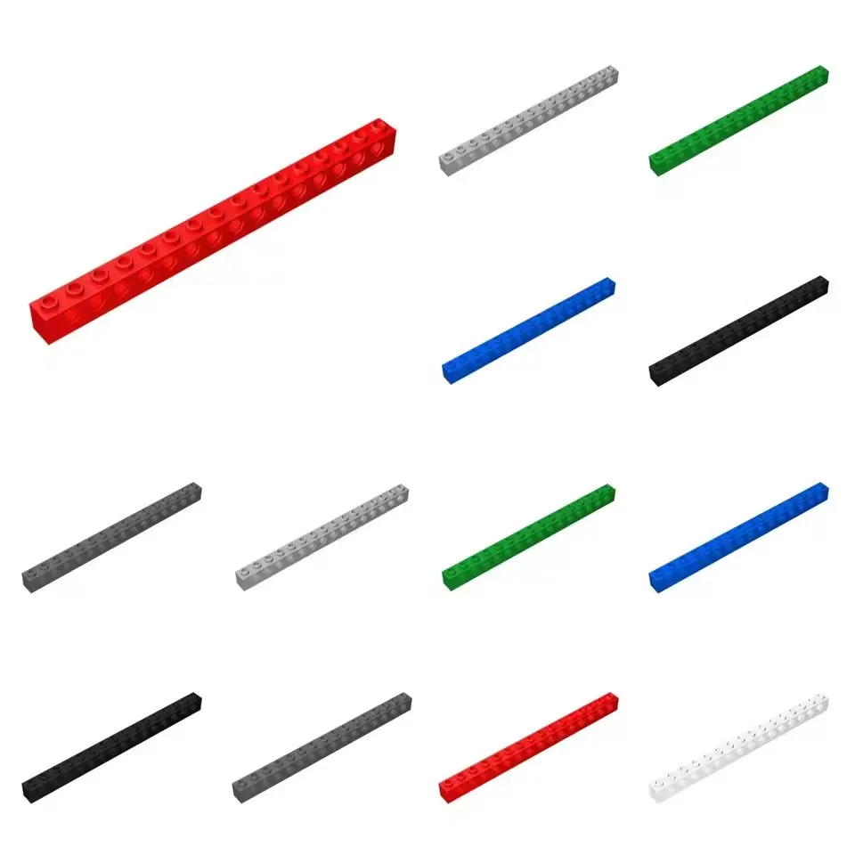 

Строительные блоки Gobricks GDS-630 TECHNICAL 1X16 4 9, кирпич, совместимый с 3703, детские образовательные DIY