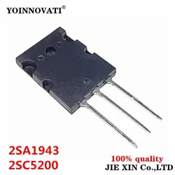 10Pcs 100% New Original A1943 C5200 2SA1943 2SC5200 high-power amplifier pairing tube 3P module moduleset