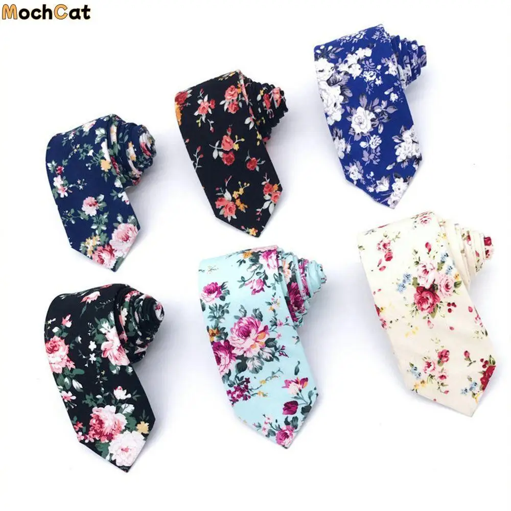 

Cotton Men's Print Necktie Casual Fashion Printed Tie Cotton Ties Men's Tie Business