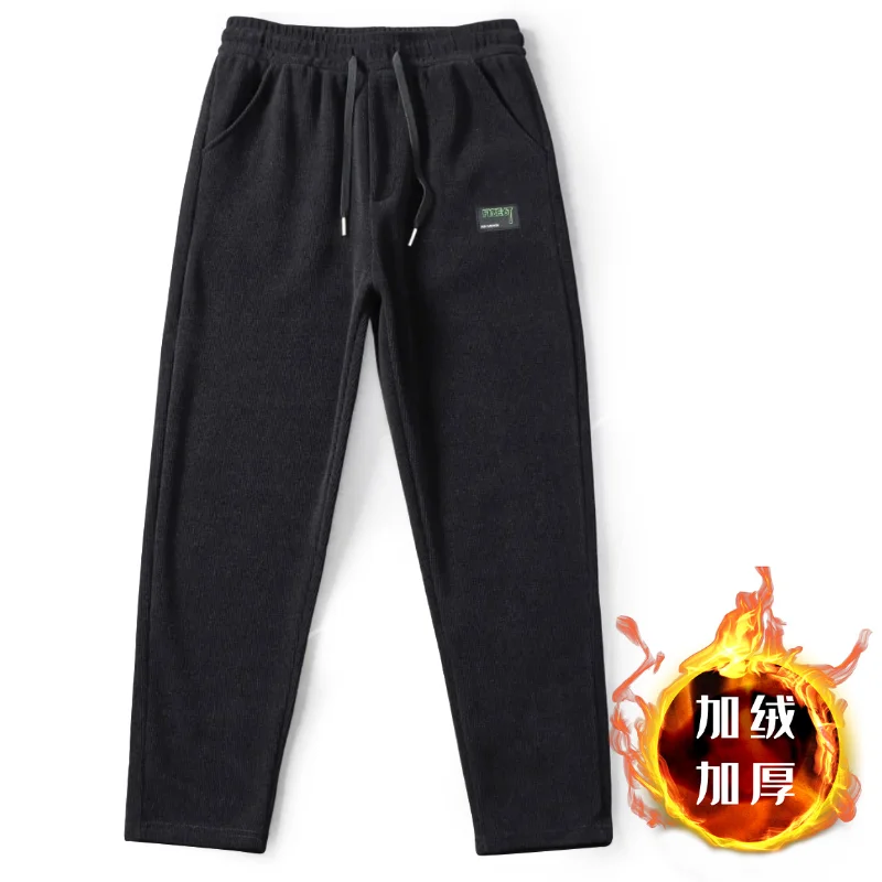 Pantalones de hombre, ropa de invierno para hombre Y2K, pantalones para correr, monos, pantalones rectos, pantalones térmicos athleisure de talla grande, moda al por mayor