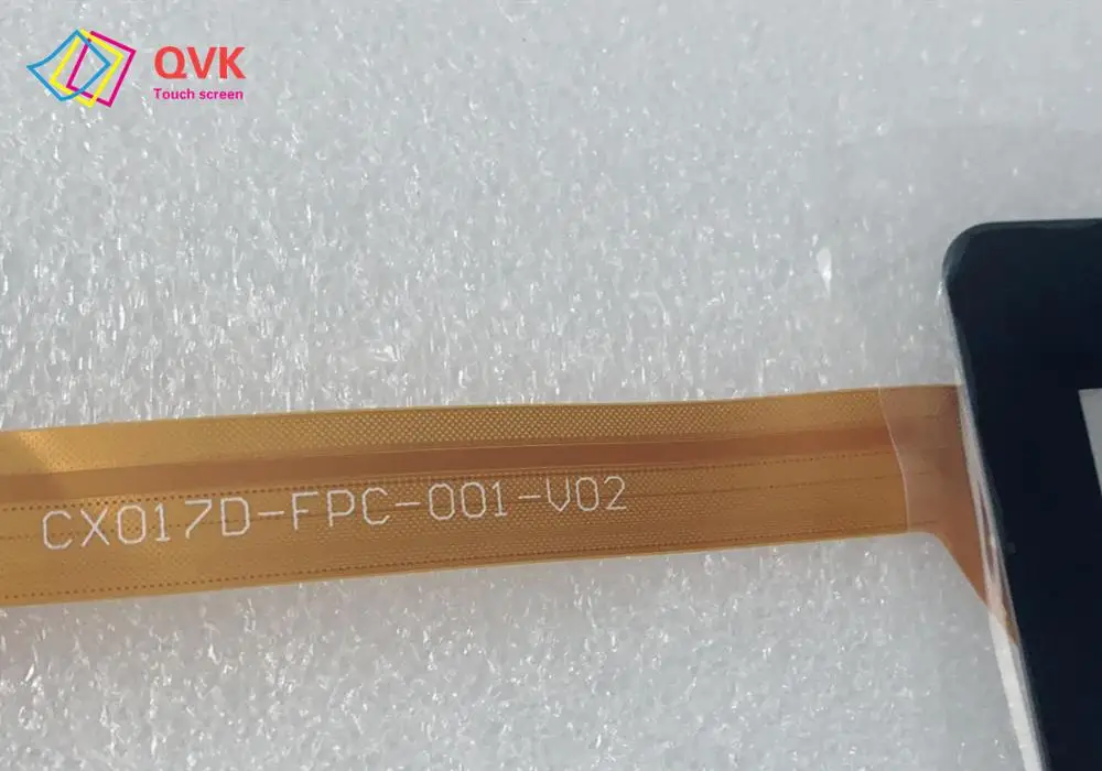 Preto 10.1 polegada tela de toque p/n CX017D-FPC-001-V02 capacitivo reparação do painel da tela de toque e peças reposição CX017D-FPC 001