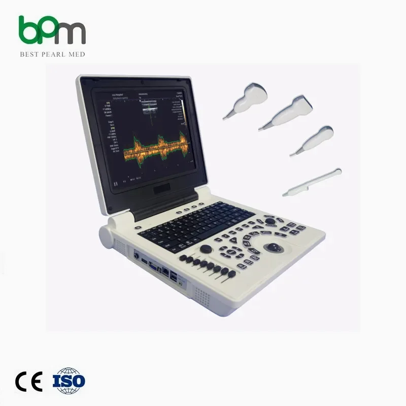 Full set medical emergency clinic equipment veterinary 2d 3d 4d portable ultrasound machine