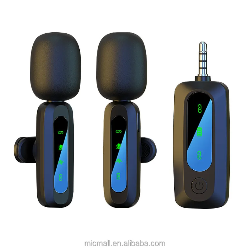 High Quality J3 Three in One Wireless Lavalier Microphone for Mobile Phones Cameras Sound Systems