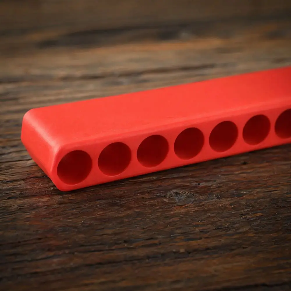 5pcs 1/4 Inch Screwdriver Bit Holder Plastic Material Flexible Design Bit Storage Case 12 Holes Bit Holder Organizer