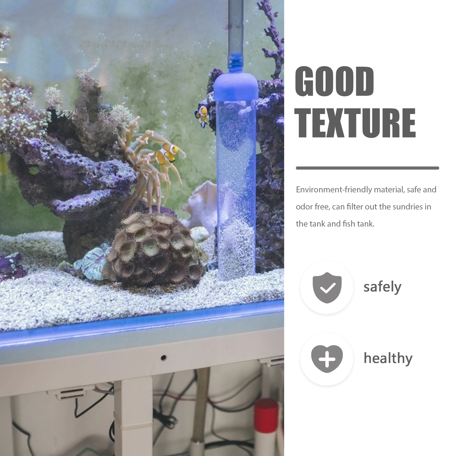 

2Pcs Plastic Washing Tool for Fish Tank Aquarium Cleaner Siphon Fish Tank Cleaner Water Changer Durable Easy Use Gift